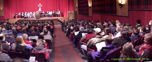 Ceremony at Tillicum Theatre with the Terrace Community Band