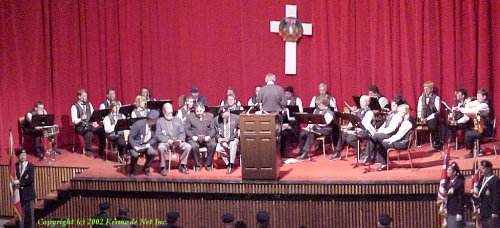 Ceremony at Tillicum Theatre with the Terrace Community Band