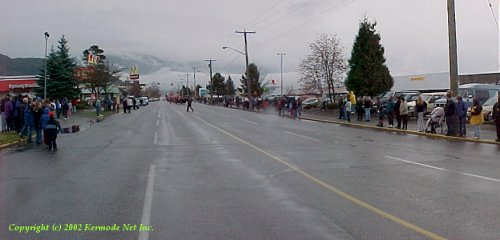 Parade starts down Lakelse Avenue from the Tillicum to The Centopath